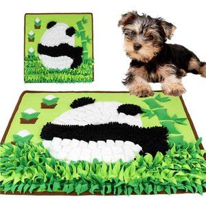29.52" Square Interactive Dog Sniffing Mat, Enrichment Dog Feeding Mat
